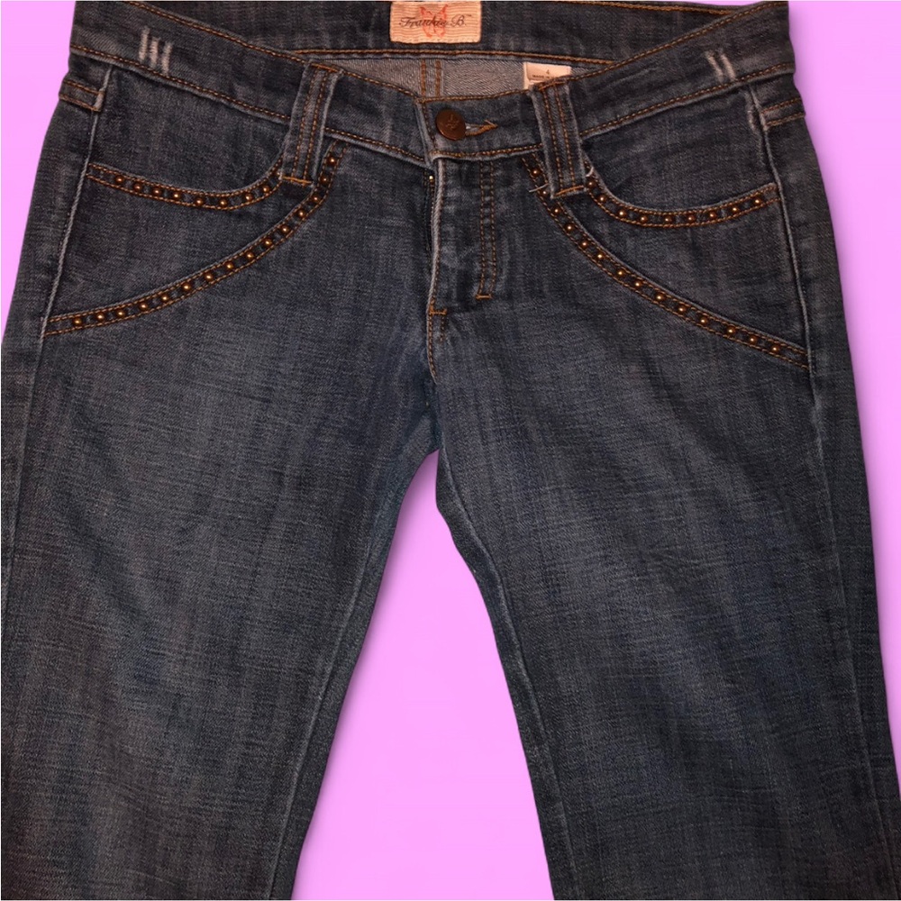Y2k Frankie B low rise butterfly jeans - Picture 4 of 12